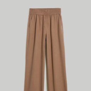 Madewell NWT Drapeweave Wide leg pants in Castle Rock